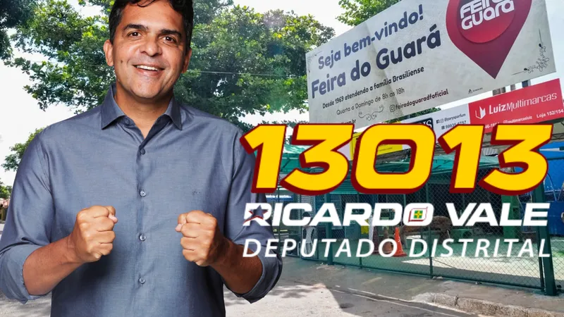 Guará recebe R$ 1,67 milhão em emendas de Ricardo Vale e ganha lei que protege a Feira como patrimônio do DF