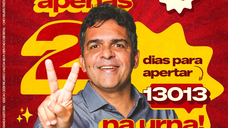Na reta final, Ricardo Vale apresenta prioridades para novo mandato