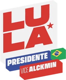 Selo branco com a bandeira